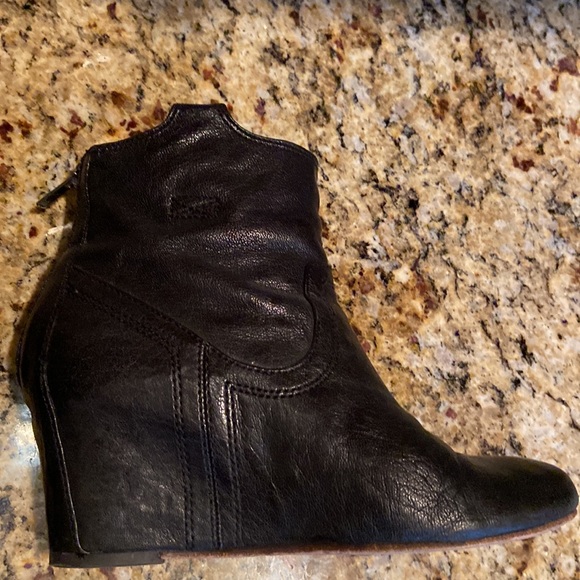 Frye black wedge ankle boots - Picture 8 of 8